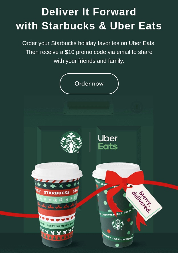 Instagram post featuring holiday cross-promotion holiday_marketing_ideas_cross